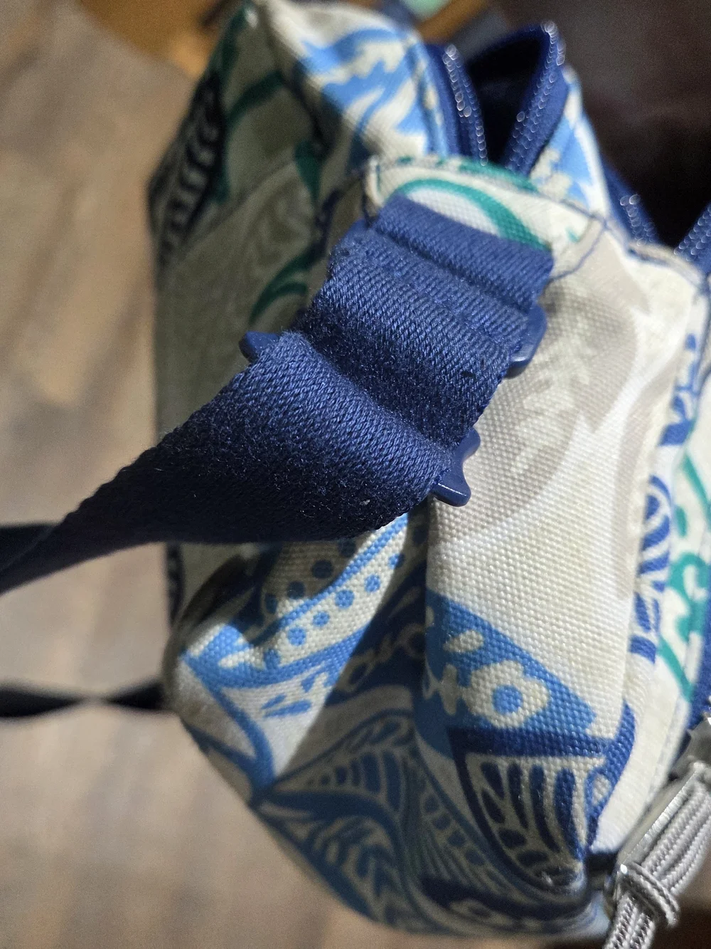 Blue Green Floral Crossbody Bag Vera Bradley